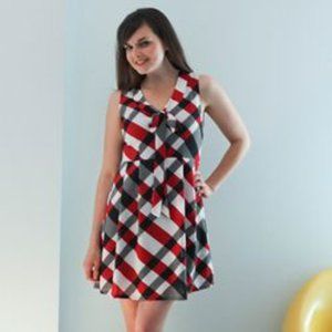 Red Checkered Modcloth Dress
